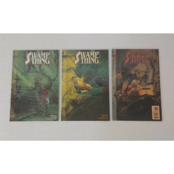 DC Comics Swamp Thing Issues #135-137 Vintage Comic Book Lot 1993 Vertigo Lot - Picture 1 of 9